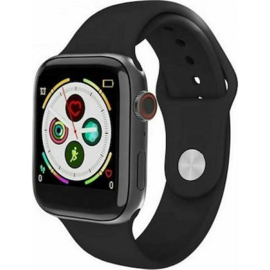 Smartwatch K90 με Παλμογράφο Μαύρο