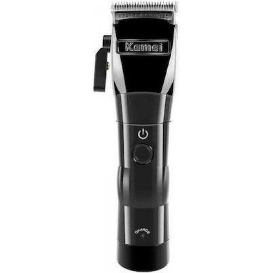 Επαγγελματική Επαναφορτιζόμενη Κουρευτική Μηχανή Ασημί KM-2850