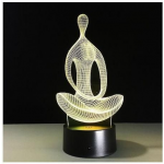 Διακοσμητικό Τρισδιάστατο Φωτιστικό - Γιόγκα