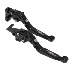 Ρυθμιζόμενες και Αναδιπλούμενες Μανέτες Αλουμινίου με Λογότυπο Tracer 900 GT – Μαύρο