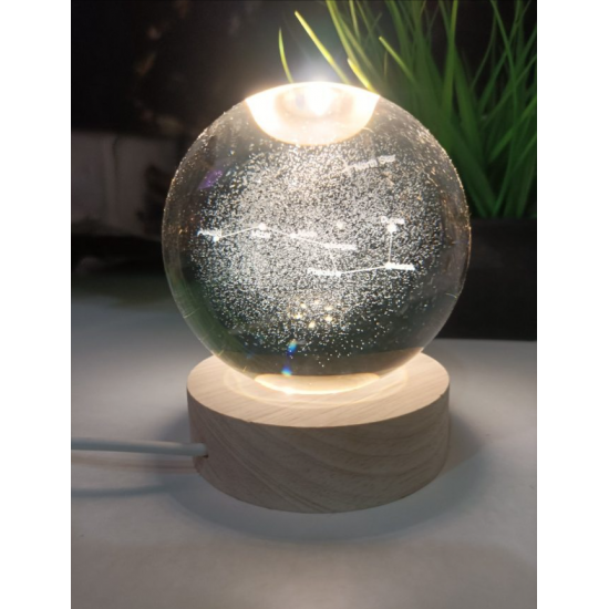 3d φωτιστικό σε γυάλινη μπάλα - Αστερισμοί 3d φωτιστικό σε γυάλινη μπάλα - Αστερισμοί