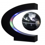 Μαγνητική αιωρούμενη υδρόγειος σφαίρα με φωτιζόμενη βάση - Μαύρη