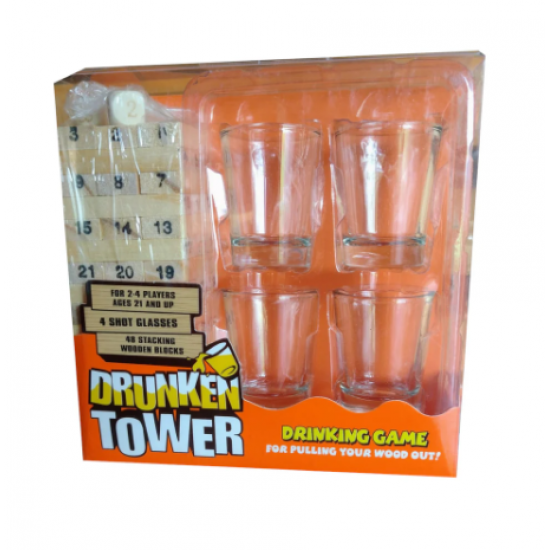 Παιχνίδι Ποτού Drunken Tower Παιχνίδι Ποτού Drunken Tower