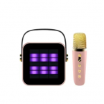 Σύστημα Karaoke με Ασύρματo Μικρόφωνo ZX-01 Ροζ 