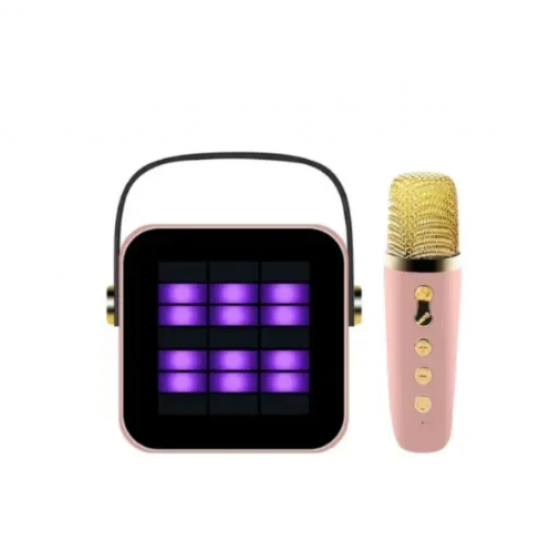 Σύστημα Karaoke με Ασύρματo Μικρόφωνo ZX-01 Ροζ Σύστημα Karaoke με Ασύρματo Μικρόφωνo ZX-01 Ροζ