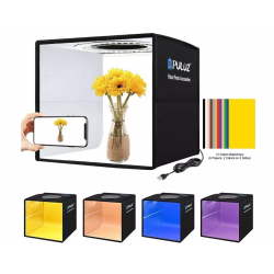 Photo Box Mini Φωτιζόμενο με Πολλαπλά Backround 25x25x25cm PU5025B Puluz Photo Box Mini Φωτιζόμενο με Πολλαπλά Backround 25x25x25cm PU5025B Puluz