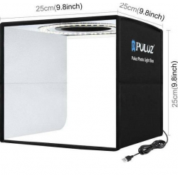 Photo Box Mini Φωτιζόμενο με Πολλαπλά Backround 25x25x25cm PU5025B Puluz Photo Box Mini Φωτιζόμενο με Πολλαπλά Backround 25x25x25cm PU5025B Puluz