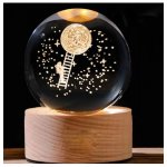 3d φωτιστικό σε γυάλινη μπάλα - Αστροναύτης στο διάστημα