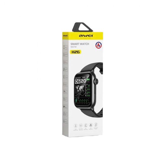 Smartwatch Awei H26 - Μαύρο Smartwatch Awei H26 - Μαύρο