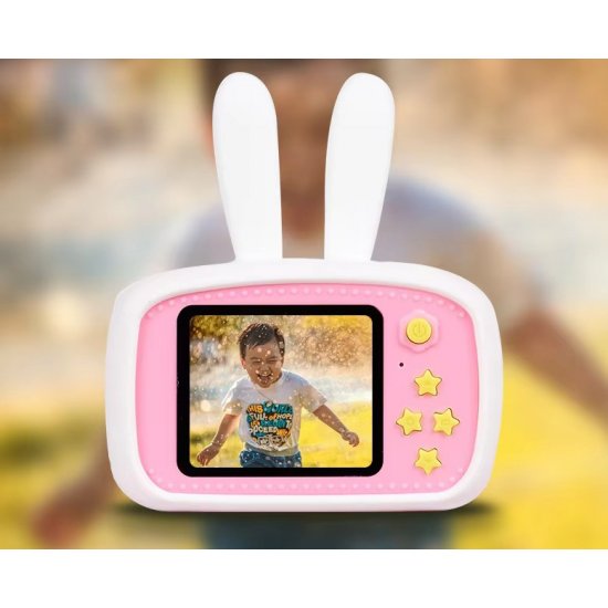 Παιδική Compact Φωτογραφική Μηχανή 3MP - Λευκό λαγουδάκι Παιδική Compact Φωτογραφική Μηχανή 3MP - Λευκό λαγουδάκι