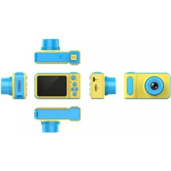 Παιδική Compact Φωτογραφική Μηχανή 0.3MP - Κίτρινο/Μπλέ