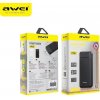 PowerBank Awei P6K 20000mAh με 2 Θύρες USB-A Μαύρο PowerBank Awei P6K 20000mAh με 2 Θύρες USB-A Μαύρο