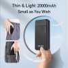 PowerBank Awei P6K 20000mAh με 2 Θύρες USB-A Μαύρο PowerBank Awei P6K 20000mAh με 2 Θύρες USB-A Μαύρο