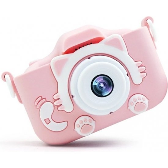 Παιδική Compact Φωτογραφική Μηχανή 12MP - Ροζ γατούλα Παιδική Compact Φωτογραφική Μηχανή 12MP - Ροζ γατούλα