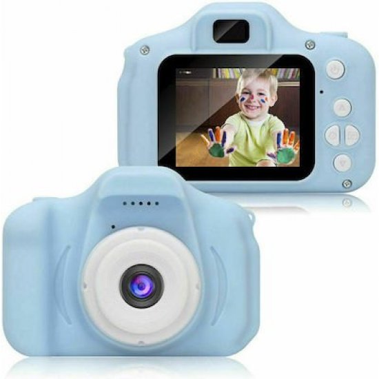 Παιδική Compact Φωτογραφική Μηχανή 40MP - Γαλάζια