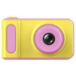 Παιδική Compact Φωτογραφική Μηχανή 0.3MP - Κίτρινο/Ροζ