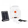 Andowl Ηλιακό σύστημα φωτισμού Q-F107 με Ηχείο και Ανεμιστήρα