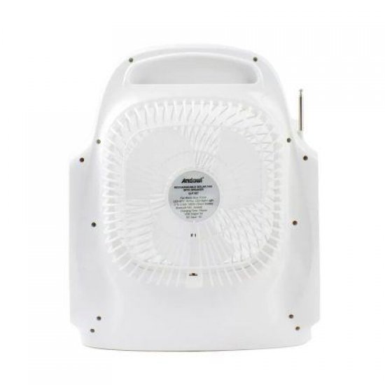 Andowl Ηλιακό σύστημα φωτισμού Q-F107 με Ηχείο και Ανεμιστήρα