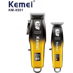 Kemei KM-8501 Σετ Κουρευτική  Trimmer Κίτρινη